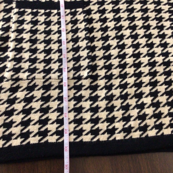 Zashi black/ ivory women’s size Large tunic top long sleeve crew neck top - Picture 6 of 7